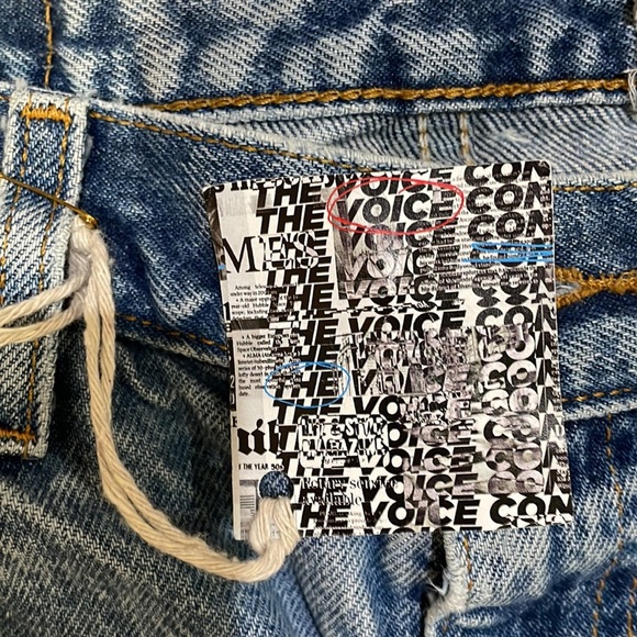 Vintage Upcycled Levi’s Straight Fit 505 Jeans 34 The Greatest Time in History - Picture 5 of 11